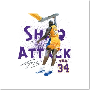 Shaq Attack Posters and Art